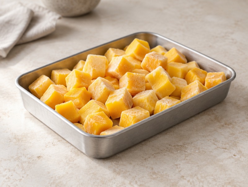 IQF mango chunks