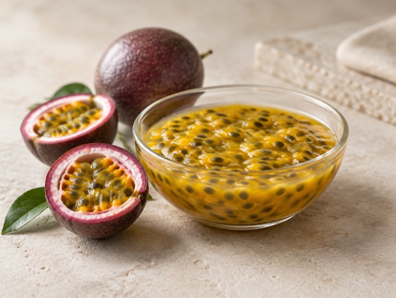 Passion fruit juice NFC with seeds